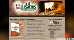 Desktop Screenshot of disalvospizza.com