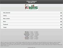 Tablet Screenshot of disalvospizza.com